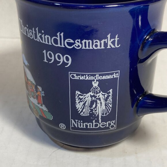 Vintage German Christmas Market Coffee Cup Nurnberger Christkindlesmarkt 1999 - Picture 7 of 16